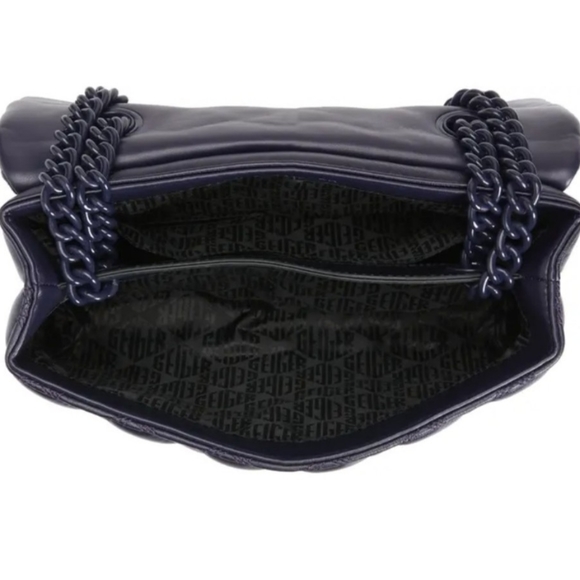 Kensington Drench Leather Shoulder Bag KURT GEIGER LONDON - Picture 8 of 16